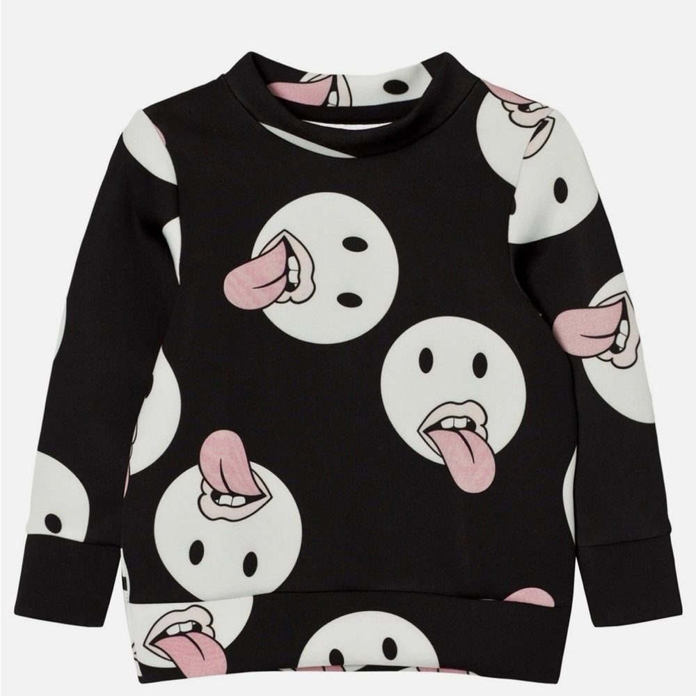 Caroline Bosmans Emoji Sweatshirt size 6 Kids